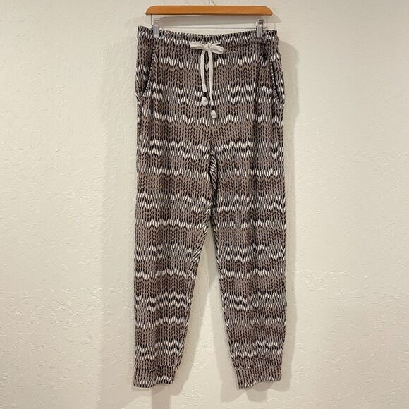 ~ Anthropologie LG P * 3pc Boho Set Bundle Top Skirt Pants-Retro Brown Black LGp - Picture 6 of 16